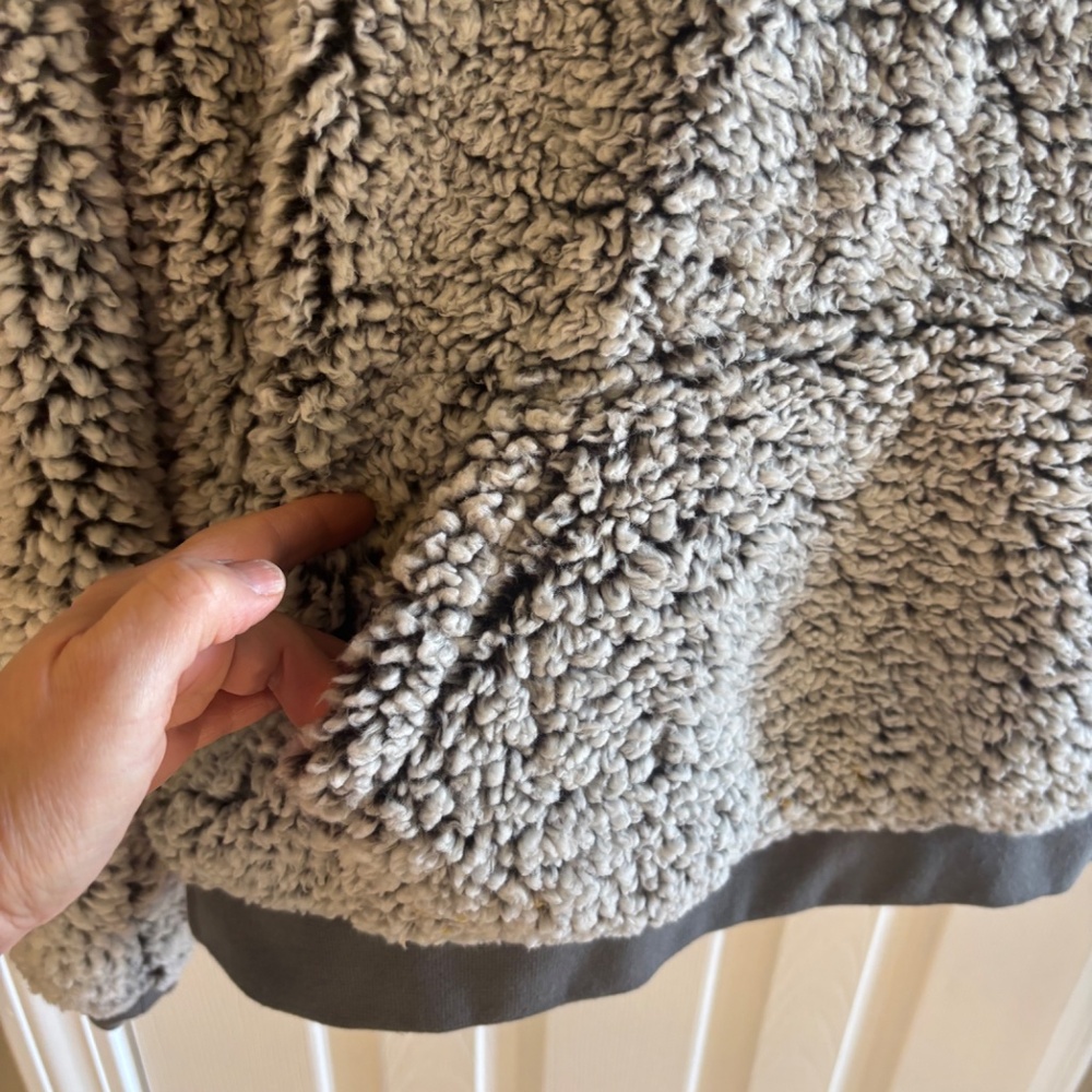 Thread & Supply Gray Sherpa Hoodie - Picture 3 of 7